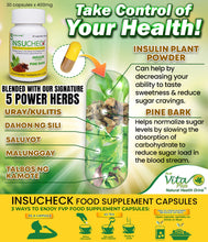 Load image into Gallery viewer, INSUCHECK Food Supplement Capsules
